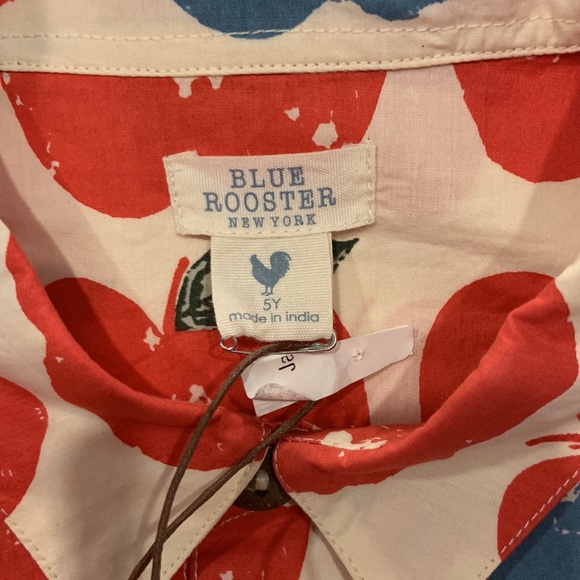 NWT Pink Chicken Boys Jack Shirt - Apple 🍎 Stamp - Picture 3 of 4